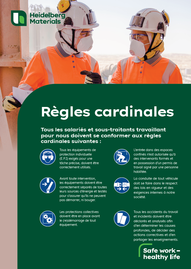 Règles cardinales sécurité